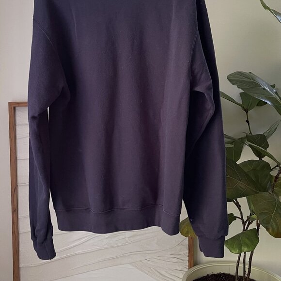 Men's CHAMPION Navy Blue CLEMSON Tigers Pullover Sweatshirt Embroidered Medium M - Picture 4 of 4